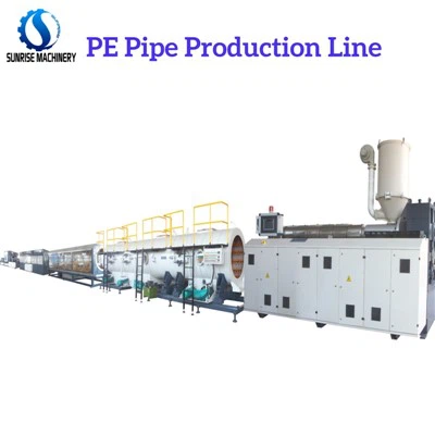 Linha de produção de tubos de PE de grande diâmetro